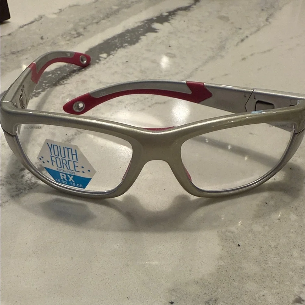 Wiley-X Youth Force series “Victory” RX Silver and Pink safety Glasses